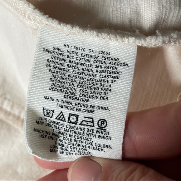 Anthropologie Pilcro & The Letterpress Pink Button Up Velvet Jacket XS - Picture 5 of 14